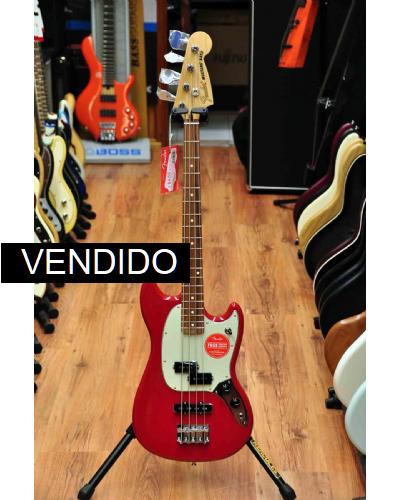 Fender Mustang Bass PJ PF Torino Red